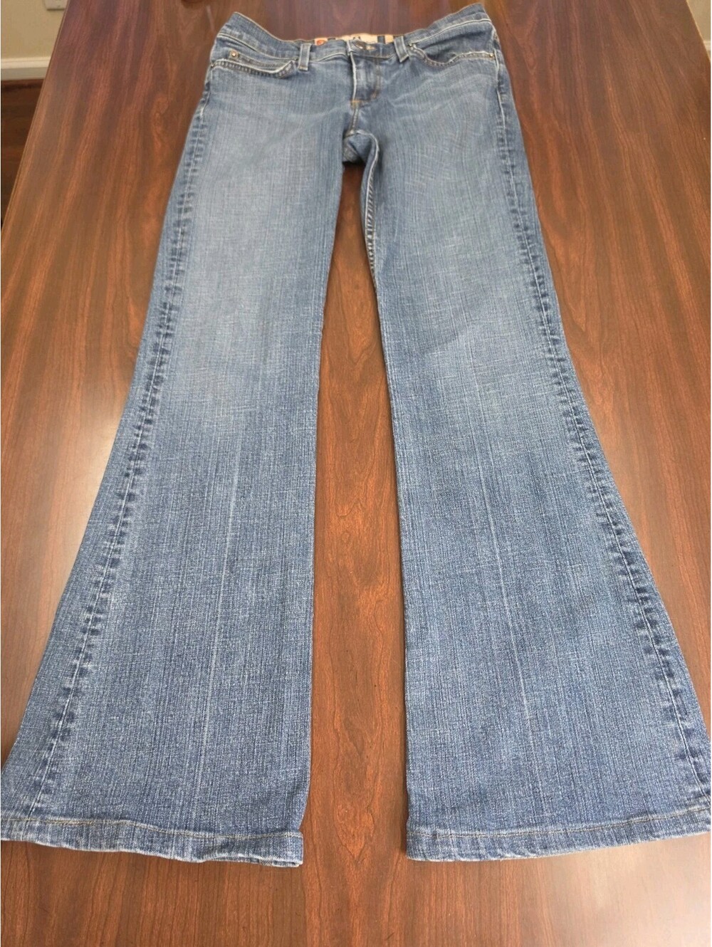 Juicy Couture Jeans Size 29 Low Rise Flared Y2K Boho Retro Bootcut Denim Pants